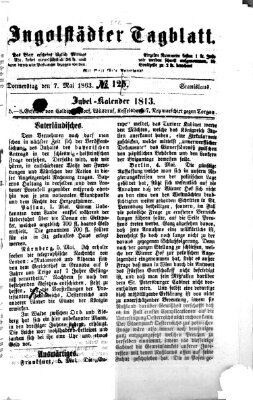 Ingolstädter Tagblatt Donnerstag 7. Mai 1863