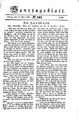 Ingolstädter Tagblatt Sonntag 17. Mai 1863