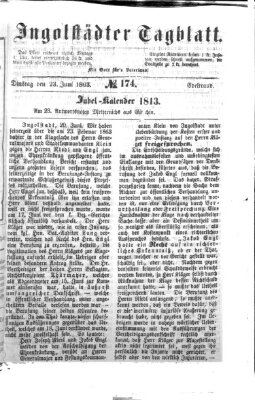 Ingolstädter Tagblatt Dienstag 23. Juni 1863