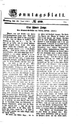 Ingolstädter Tagblatt Sonntag 28. Juni 1863