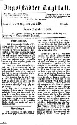 Ingolstädter Tagblatt Donnerstag 27. August 1863