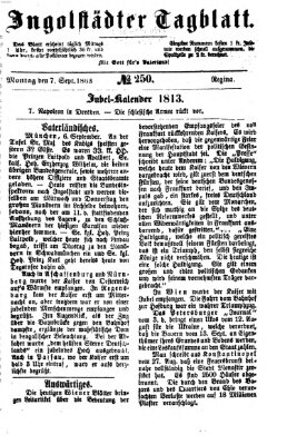 Ingolstädter Tagblatt Montag 7. September 1863