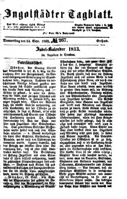 Ingolstädter Tagblatt Donnerstag 24. September 1863