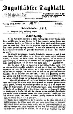 Ingolstädter Tagblatt Freitag 9. Oktober 1863