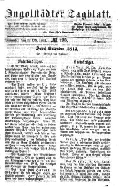 Ingolstädter Tagblatt Donnerstag 22. Oktober 1863