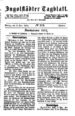 Ingolstädter Tagblatt Montag 9. November 1863