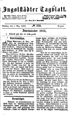 Ingolstädter Tagblatt Dienstag 1. Dezember 1863