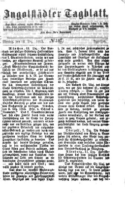 Ingolstädter Tagblatt Montag 14. Dezember 1863