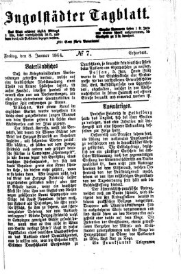 Ingolstädter Tagblatt Freitag 8. Januar 1864