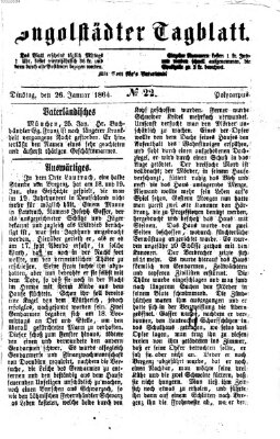 Ingolstädter Tagblatt Dienstag 26. Januar 1864