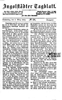 Ingolstädter Tagblatt Donnerstag 3. März 1864