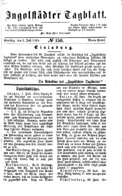 Ingolstädter Tagblatt Samstag 2. Juli 1864