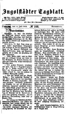 Ingolstädter Tagblatt Donnerstag 14. Juli 1864