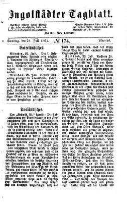 Ingolstädter Tagblatt Samstag 23. Juli 1864