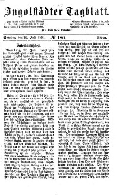 Ingolstädter Tagblatt Samstag 30. Juli 1864