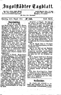 Ingolstädter Tagblatt Samstag 6. August 1864