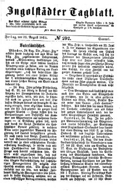 Ingolstädter Tagblatt Freitag 26. August 1864