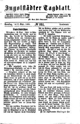 Ingolstädter Tagblatt Samstag 17. September 1864