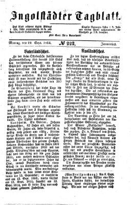 Ingolstädter Tagblatt Montag 19. September 1864