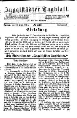 Ingolstädter Tagblatt Freitag 30. September 1864