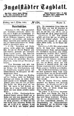 Ingolstädter Tagblatt Freitag 7. Oktober 1864