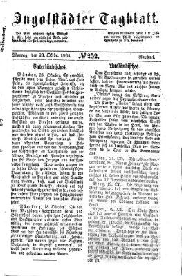 Ingolstädter Tagblatt Sonntag 23. Oktober 1864