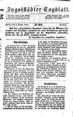 Ingolstädter Tagblatt Freitag 4. November 1864