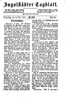 Ingolstädter Tagblatt Donnerstag 10. November 1864