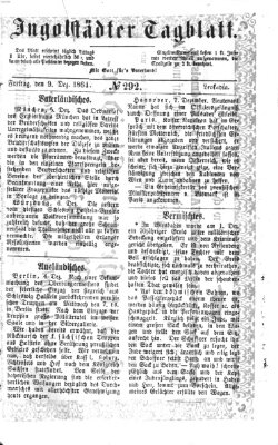 Ingolstädter Tagblatt Freitag 9. Dezember 1864