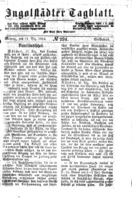 Ingolstädter Tagblatt Montag 12. Dezember 1864