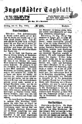 Ingolstädter Tagblatt Freitag 16. Dezember 1864