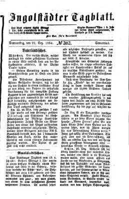 Ingolstädter Tagblatt Donnerstag 22. Dezember 1864