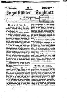 Ingolstädter Tagblatt Montag 2. Januar 1865