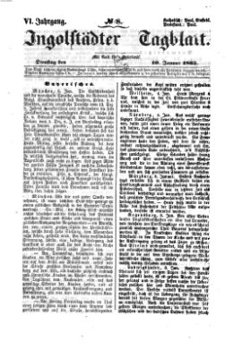 Ingolstädter Tagblatt Dienstag 10. Januar 1865