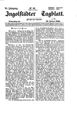 Ingolstädter Tagblatt Donnerstag 19. Januar 1865