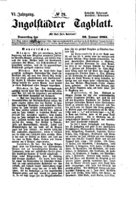 Ingolstädter Tagblatt Donnerstag 26. Januar 1865