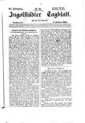 Ingolstädter Tagblatt Samstag 4. Februar 1865