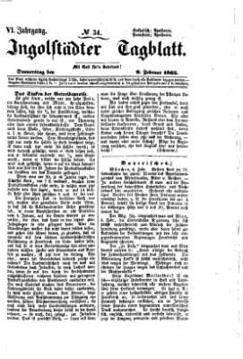 Ingolstädter Tagblatt Donnerstag 9. Februar 1865