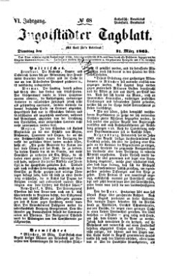 Ingolstädter Tagblatt Dienstag 21. März 1865