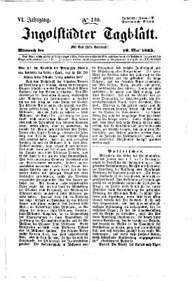 Ingolstädter Tagblatt Mittwoch 10. Mai 1865