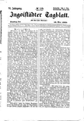 Ingolstädter Tagblatt Dienstag 16. Mai 1865