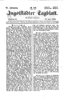 Ingolstädter Tagblatt Dienstag 27. Juni 1865