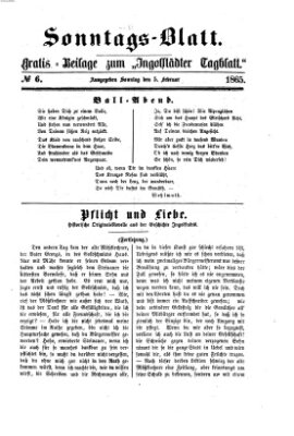 Ingolstädter Tagblatt Sonntag 5. Februar 1865