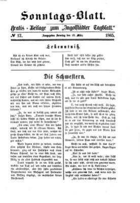 Ingolstädter Tagblatt Sonntag 19. März 1865