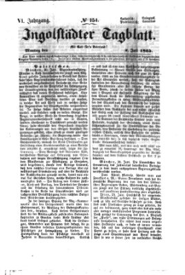 Ingolstädter Tagblatt Montag 3. Juli 1865