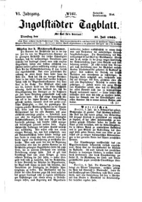 Ingolstädter Tagblatt Dienstag 11. Juli 1865