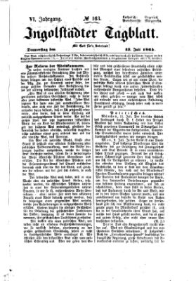 Ingolstädter Tagblatt Donnerstag 13. Juli 1865