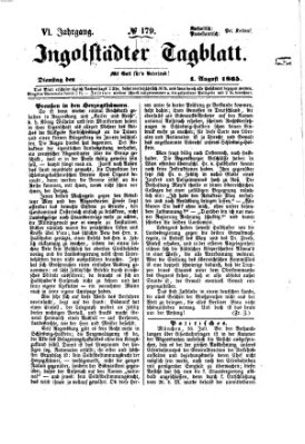 Ingolstädter Tagblatt Dienstag 1. August 1865