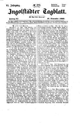 Ingolstädter Tagblatt Freitag 17. November 1865