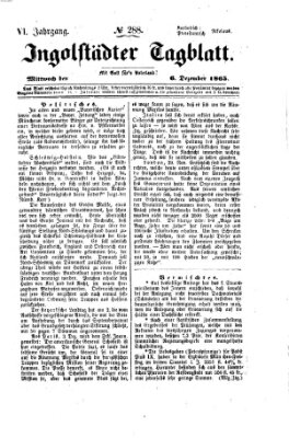 Ingolstädter Tagblatt Mittwoch 6. Dezember 1865